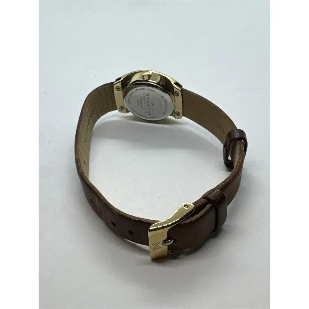 Skagen Asta SKW2239 Women's Brown Leather Analog Dial Quartz Wrist Watch JNA923
